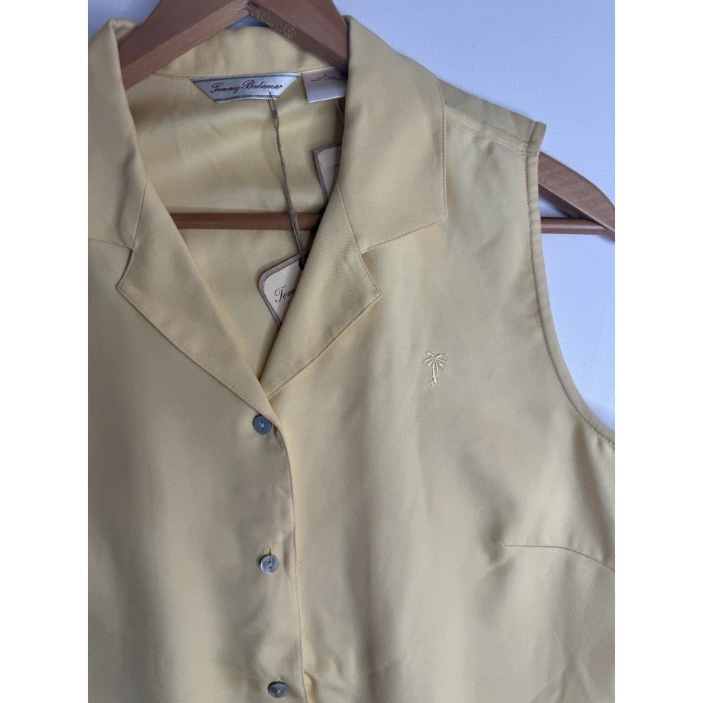 NWT Tommy Bahama Ocean Silk TIE TOP Size 10 Tag $80 Dry Ginger Beach Vacation - Picture 3 of 12